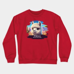 Alpaca - WILD NATURE - ALPACA - 10 Crewneck Sweatshirt